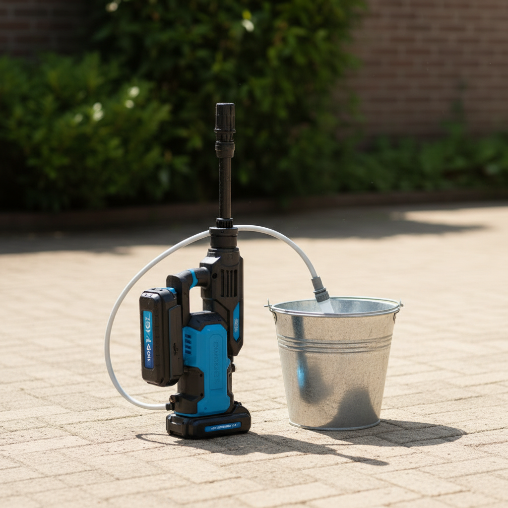 battery-powered pressure washer