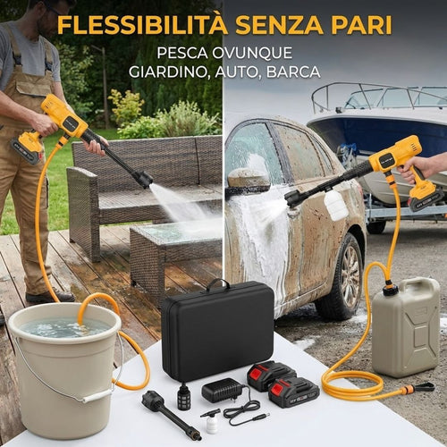 battery-powered pressure washer
